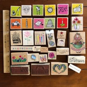 Rubber Stamps by Vap Scrap and Hero Arts